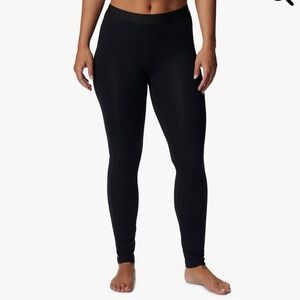 NWT COLUMBIA WOMEN'S OMNI-HEAT MIDWEIGHT BASELAYER black large